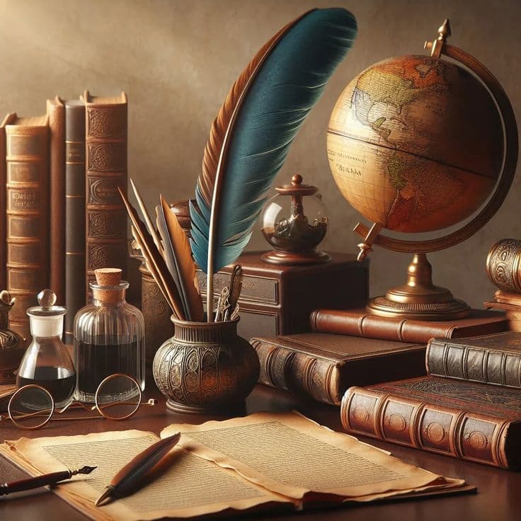 Books of many styles and genres on display